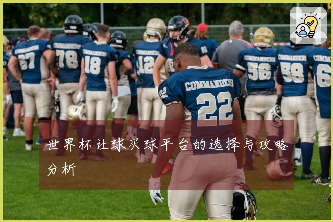 世界杯让球买球平台的选择与攻略分析