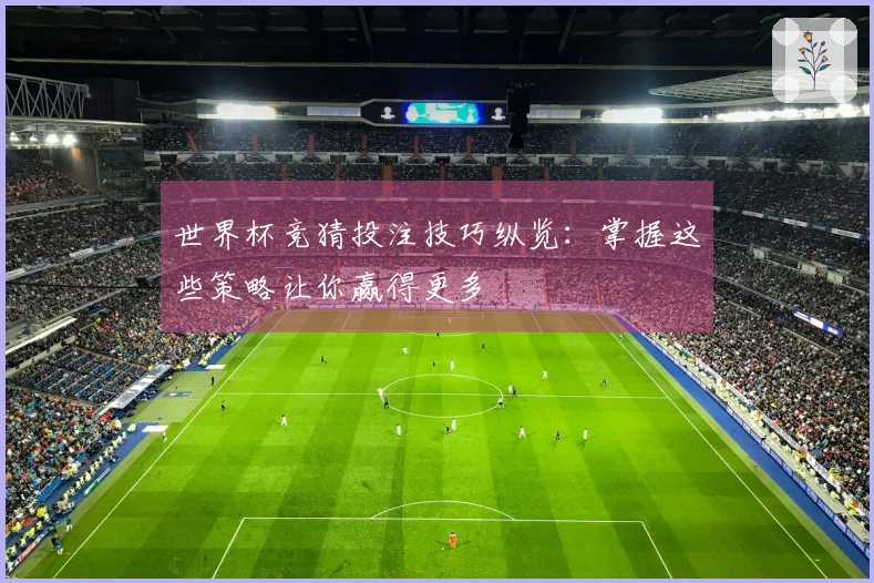 世界杯竞猜投注技巧纵览：掌握这些策略让你赢得更多